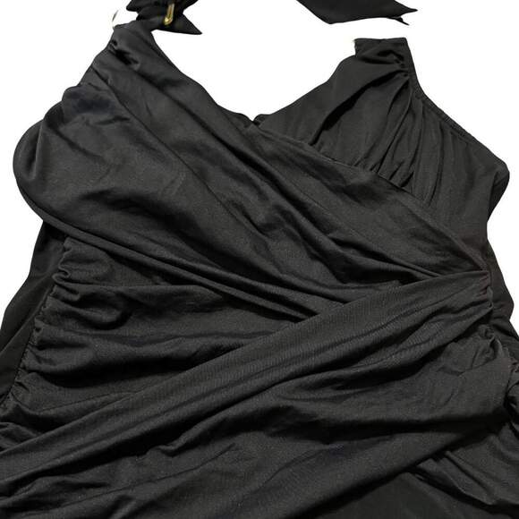 SPANX Let's Go Slimming Whittle Waistline Draped Tankini Swim Bathing Suit NWT 6 - Picture 2 of 7